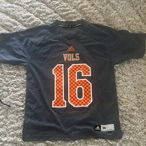 Adidas Men's Grey and Orange Vols Jersey Peyton Manning #16